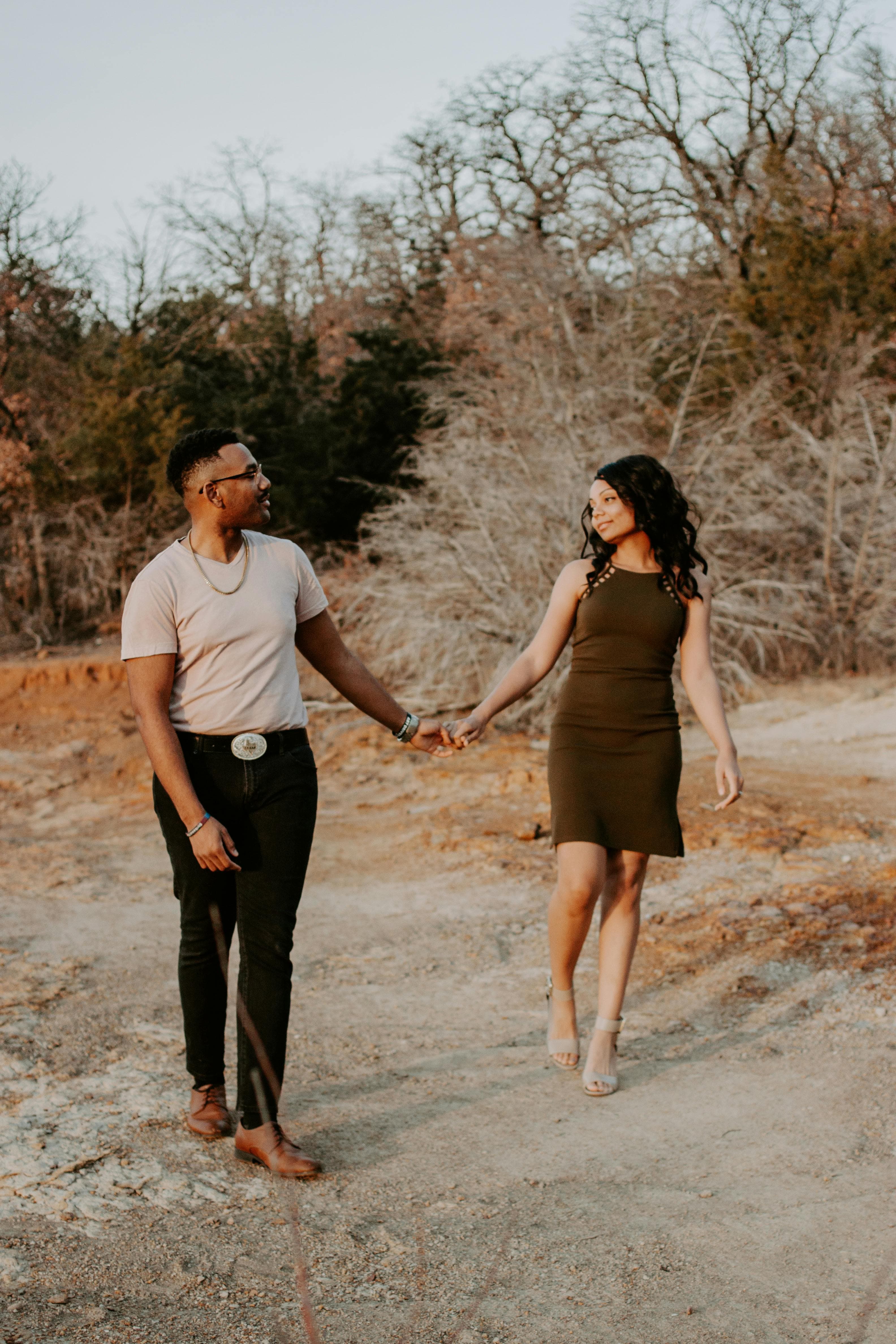 Couple hiking
